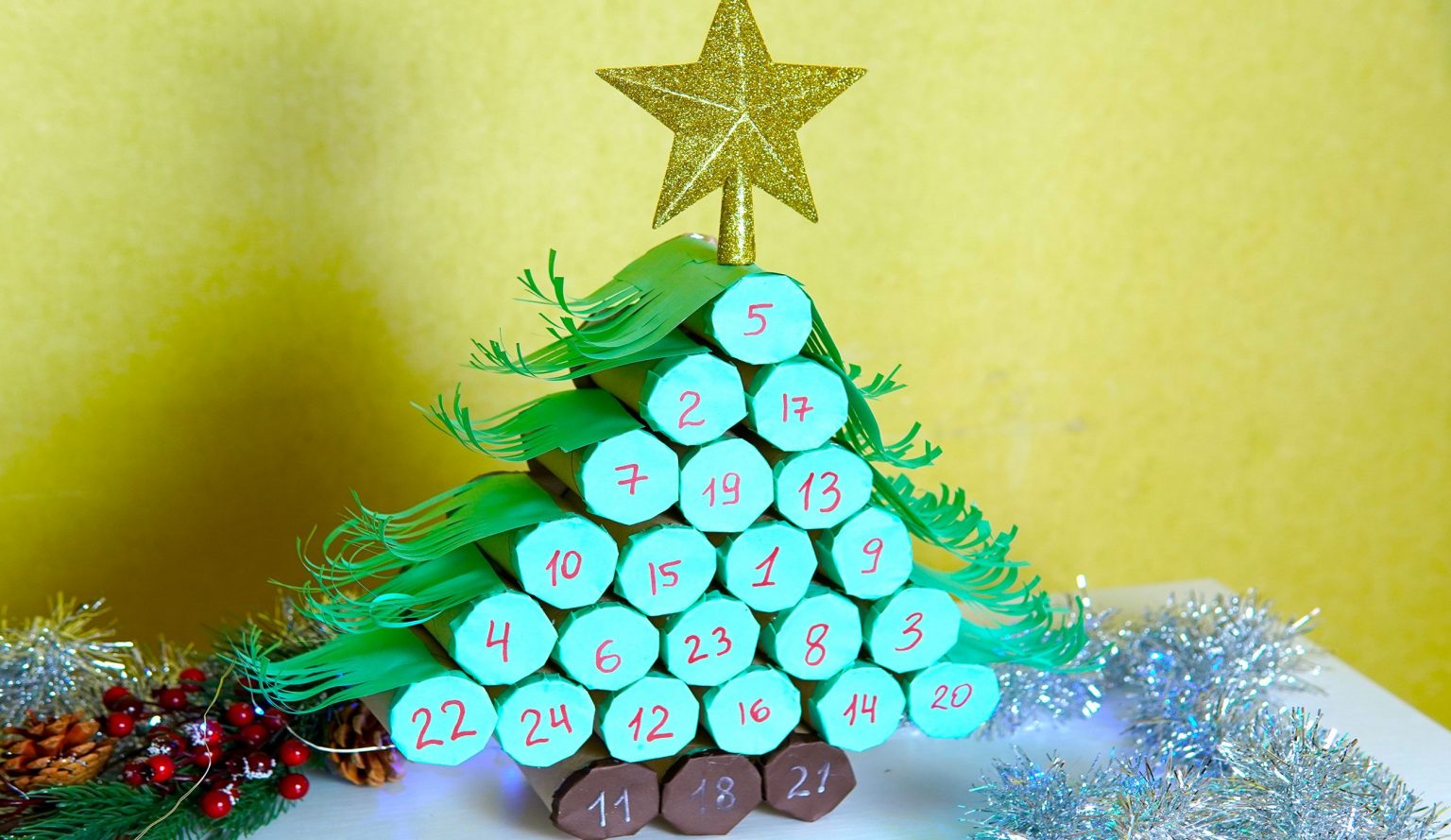 Calendario Dell'Avvento 2025 Con 24 Ornamenti A Forma Di Orso In Acrilico 2D - Decorazione Natalizia Per Famiglie