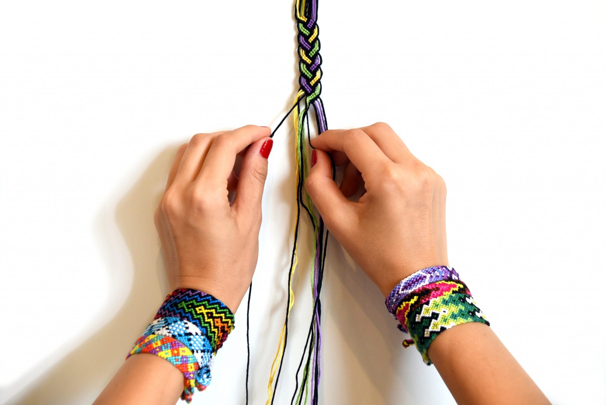 amicizia arcobaleno alla moda, braccialetti Heishi con perline